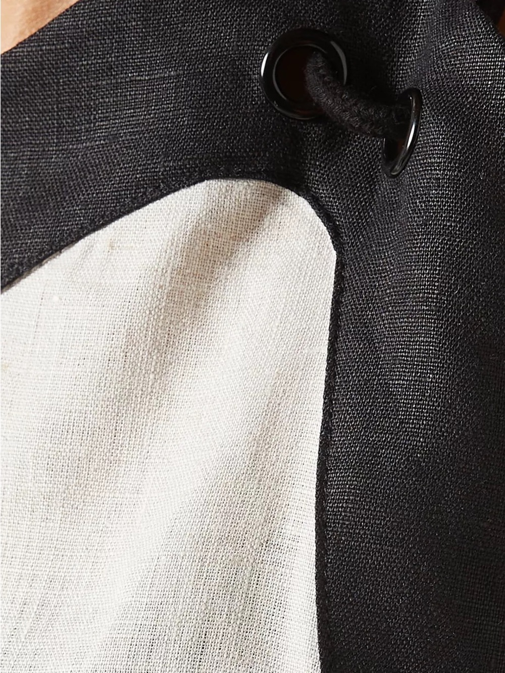 Staud renata corded strap linen top - Picture 7 of 7